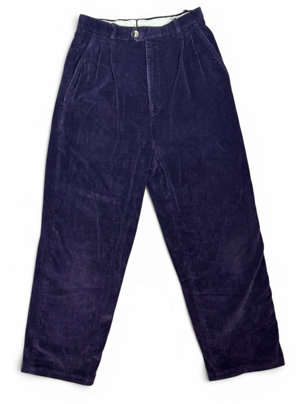 Abercrombie & Fitch Vintage 80s Dark Plum Purple Corduroy Pants Size 8